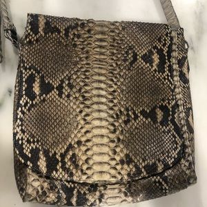 Real Snake-skinned crossbody purse